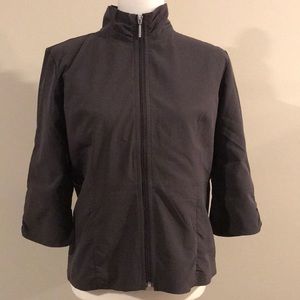 Gray Calvin Klein Performance Zip Up Jacket